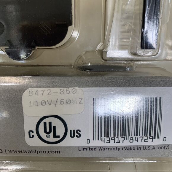 Wahl Professional Clipper Taper 2000 Adjustable Cut Corded Hair Trimmer 8472-850 - Picture 3 of 9